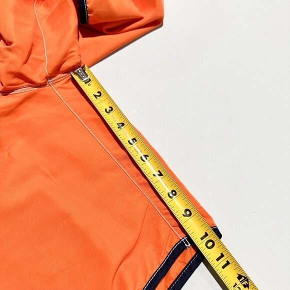 Tommy Hilfiger Men’s Board Shorts Swim Trunks Orange Navy Size 36 NWT - Picture 6 of 11